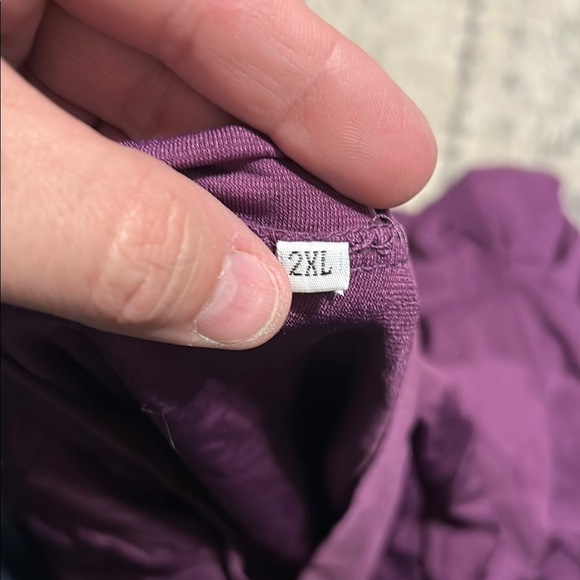 Elegant Purple Maternity Photography Maxi Dress size 2XL - Picture 5 of 8